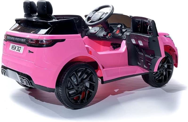 Auto Elettrica per Bambini Land Rover Velar Rosa GIODICART