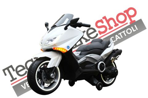 Moto Elettrica Per Bambini 12V Bianco