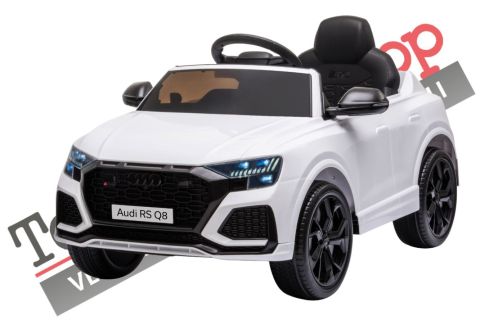 Auto elettrica bambini Bentley con luci led. Macchina elettrica sportiva 12  volt colore bianco per bambino